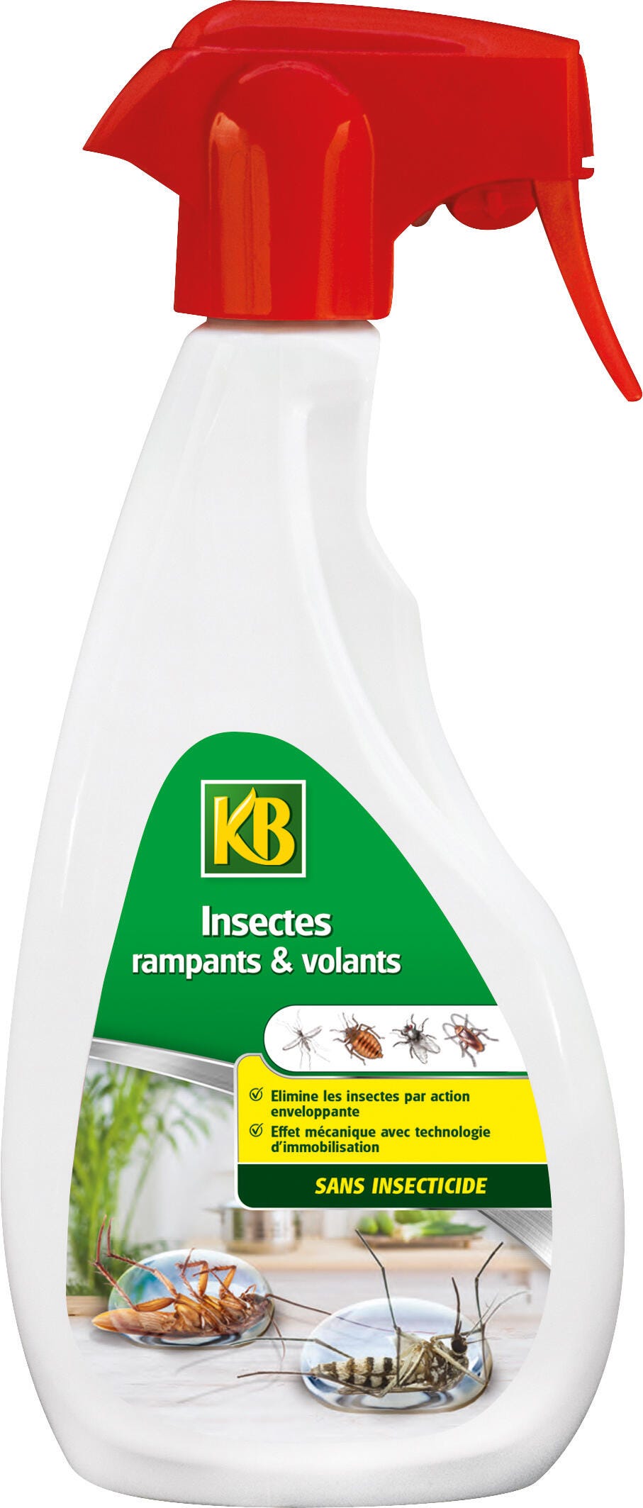 Anti-insectes pulvérisateur insectes volants et rampants KB, 500ml