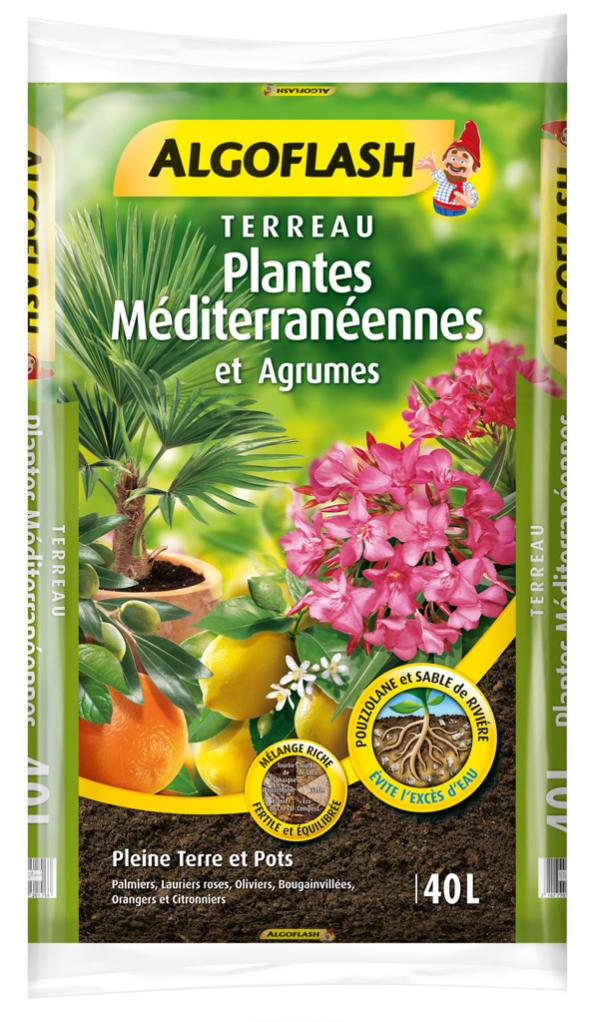 Terreau Agrumes Et Plantes Méditerranéennes 40L - Les Pépinières Padelli