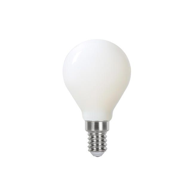Ampoule LED E14 Sphérique Blanc-chaud Dépolie 40W X1 SIMPL