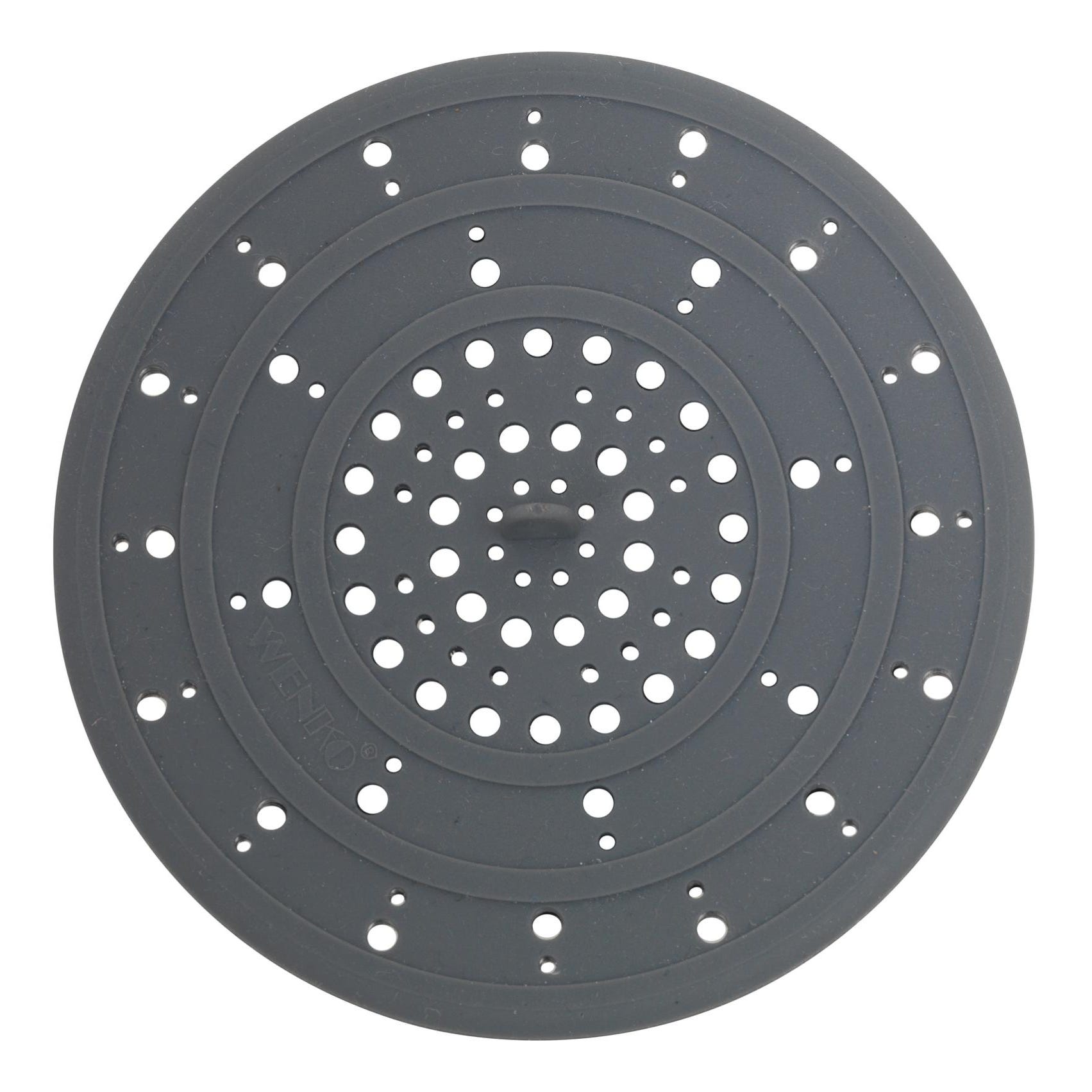 Tamis évier cuisine - PVC chromé - Design étoile - diamètre 70 mm