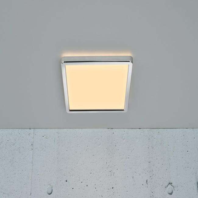 Plafonnier de salle de bain chrome à LED SMD pour choisir la température de  lumière CCT
