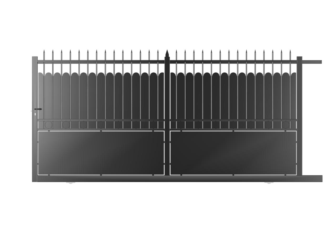 Leroy merlin rail portail coulissant