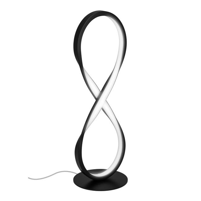 Lampe, design, métal noir, INSPIRE Esme, H.40cm | Leroy Merlin