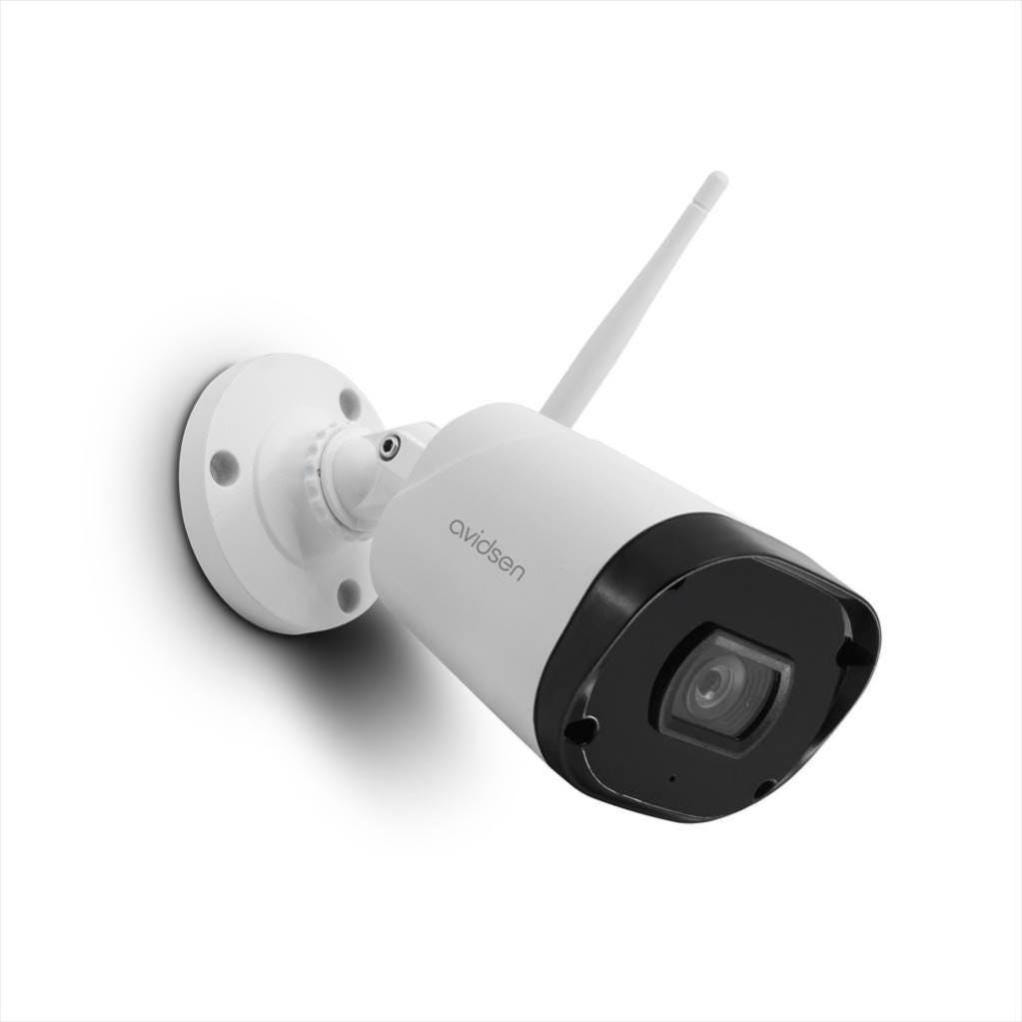 Caméra de surveillance extérieure filaire AVIDSEN, blanc