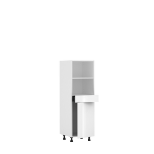 Meuble bas de cuisine Sevilla blanc, four H77xl60