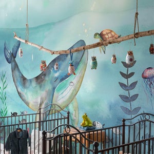Papier peint panoramique enfant océan 225 x 250 cm
