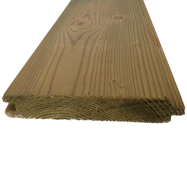 Lame bois à emboîter bois épicéa, Classe 3, L.180 x H.21 mm