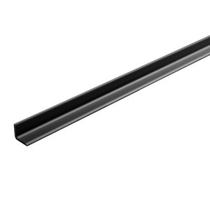 Cornière aluminium brossé noir 20 x 20 mm, 2,5 m