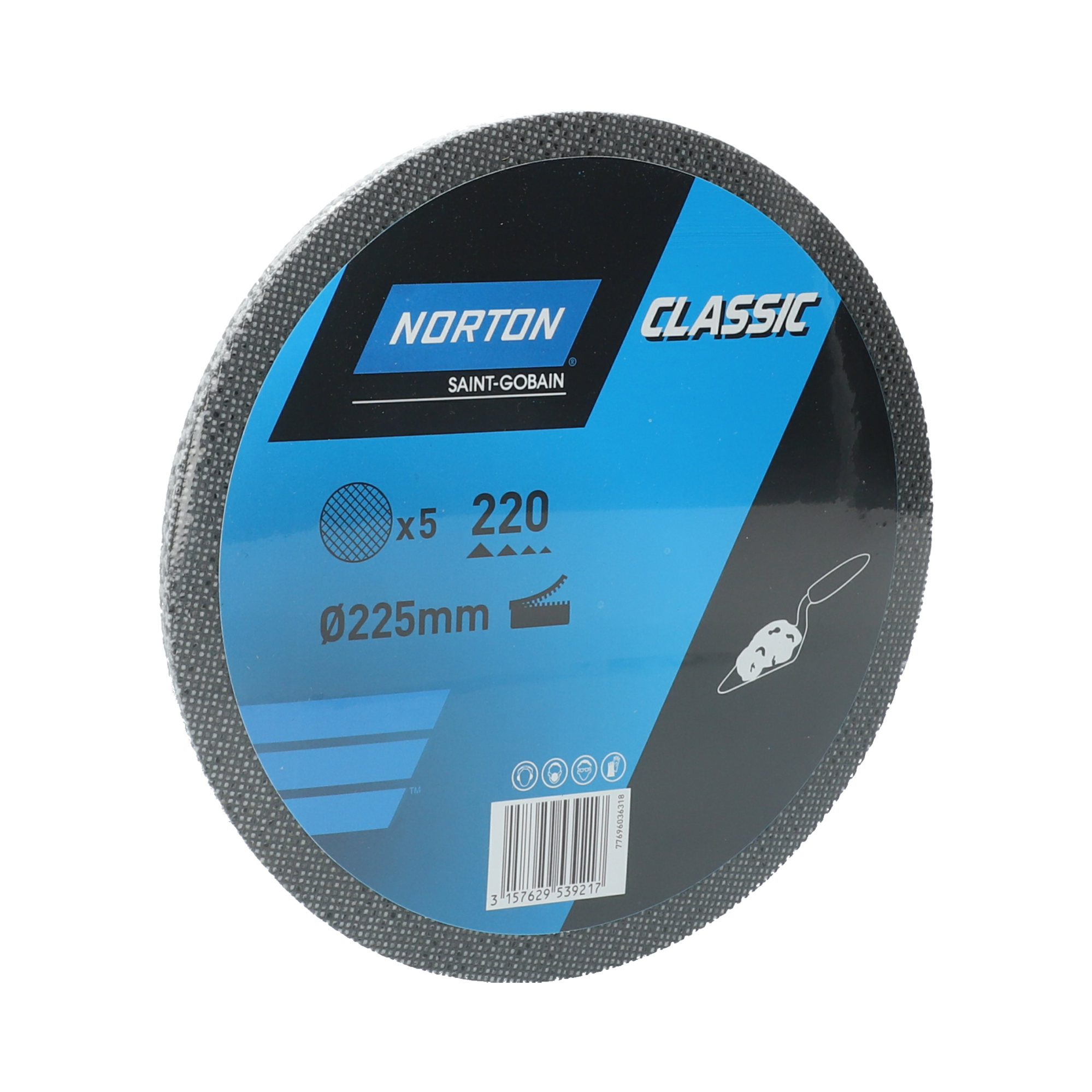 Lot De 10 Patins Forme Multi Ponceuse 140mm Grain 60 Ou 80 - SILVERLINE