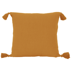 Coussin Bryan, jaune l.45 x H.7 cm INSPIRE