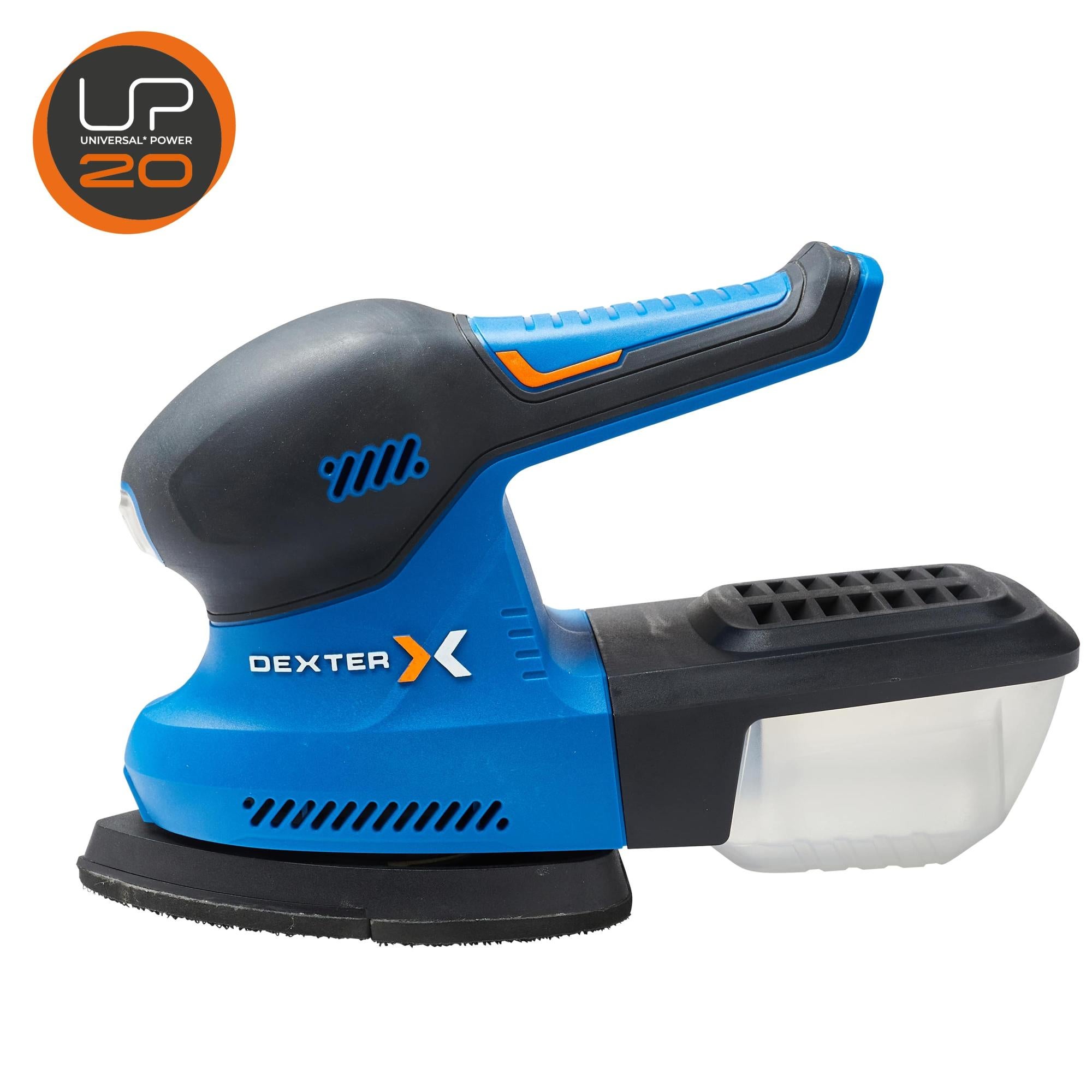 Ponceuse Multifonction Sans Fil 20V TEENO - 3 Plateaux, Sac à Poussière Included