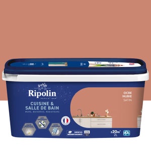 Peinture Ripolin solution anti-humidité lin satin 2,5L