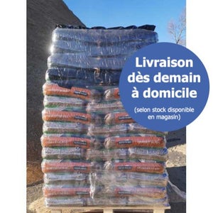 Granulés de bois en sac 15 kg origine Belgique Demi-Palette de 35 sacs -  Née Combustibles