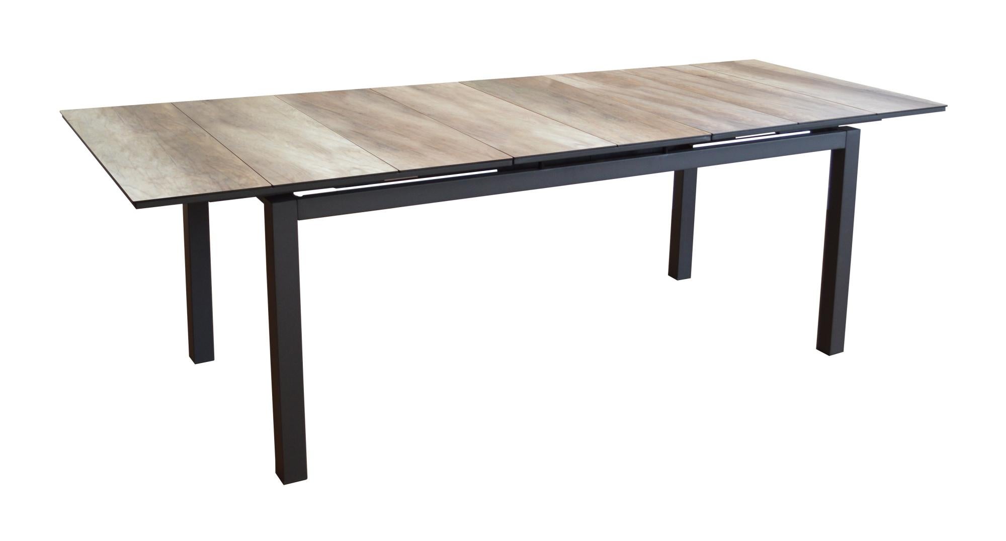 Table de jardin TAHAA rectangulaire 180/240X90 Leroy Merlin