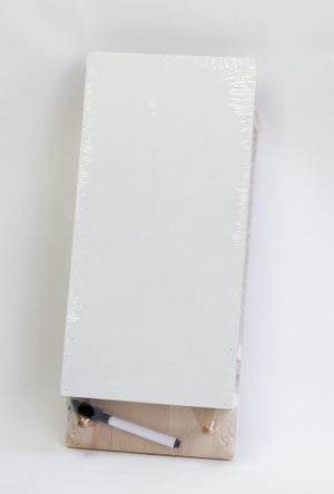 Tableau mémo board blanc L.30 x l.30 cm