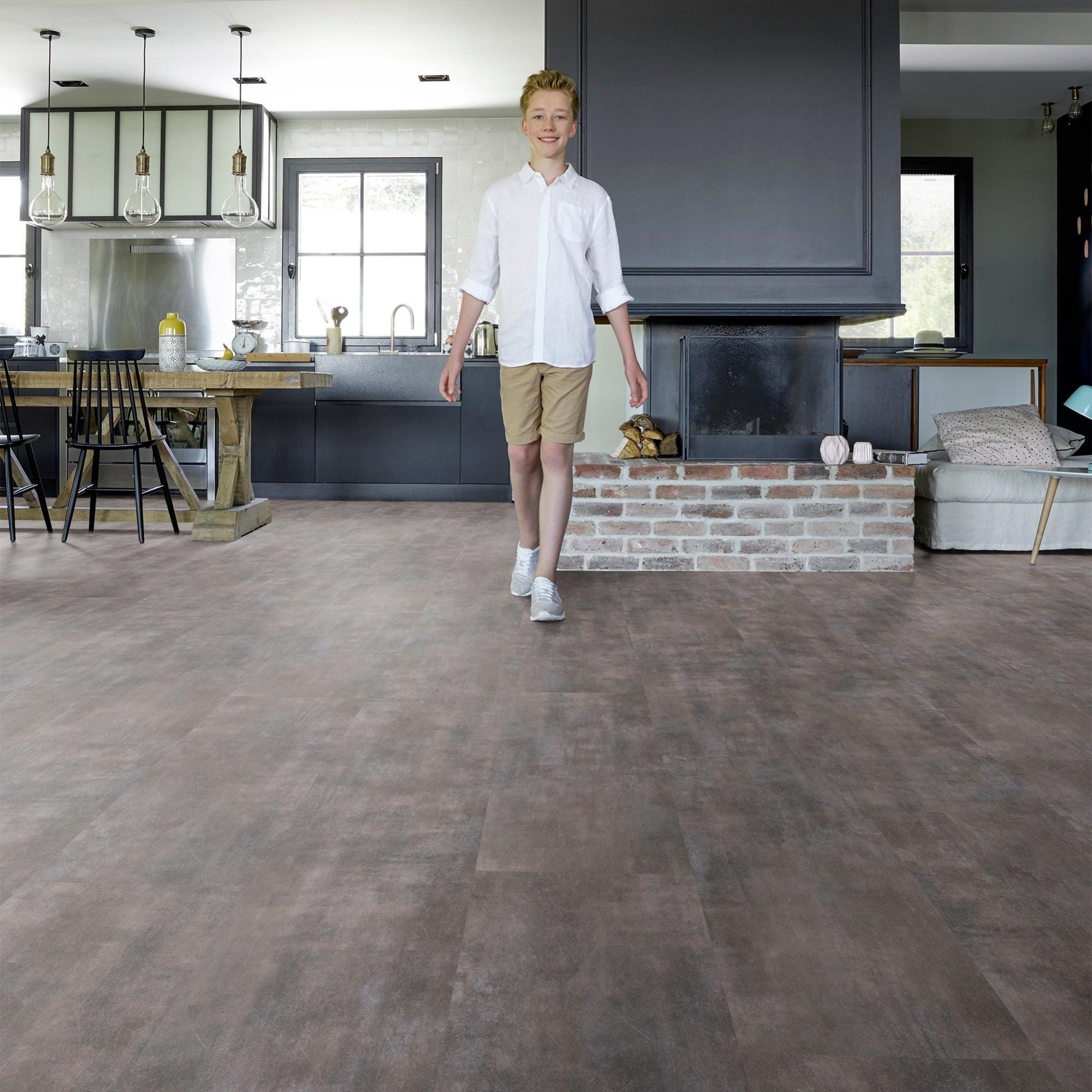 Dalle PVC clipsable GERFLOR Senso premium clic 3 Industry | Leroy Merlin