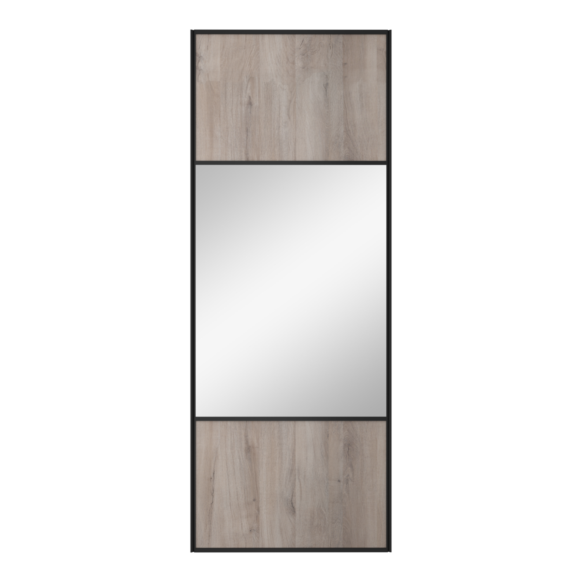 Porte de placard coulissante Atelier miroir l.96.2xH.250cm | Leroy Merlin