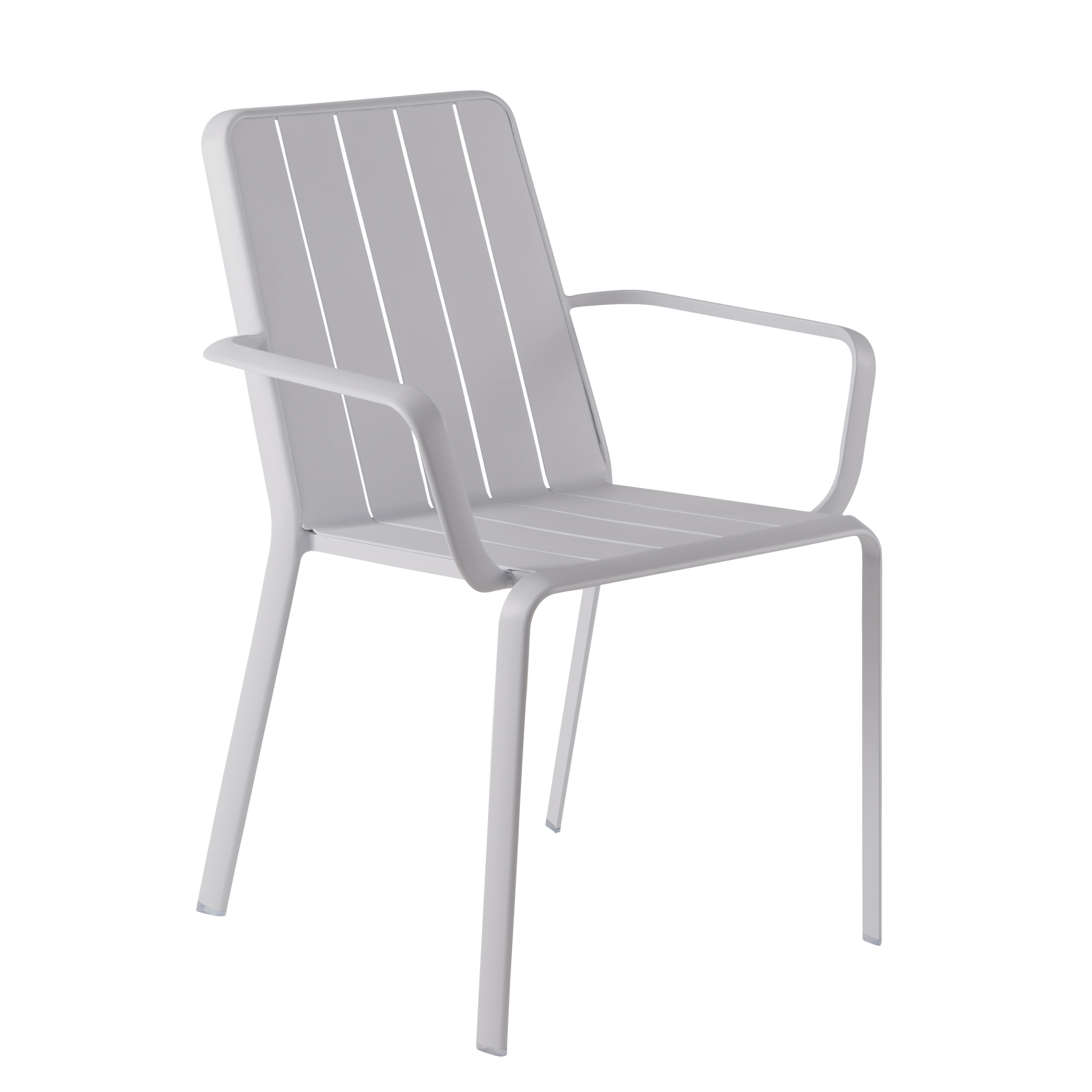 Fauteuil de jardin NATERIAL en aluminium gris / argent Leroy Merlin