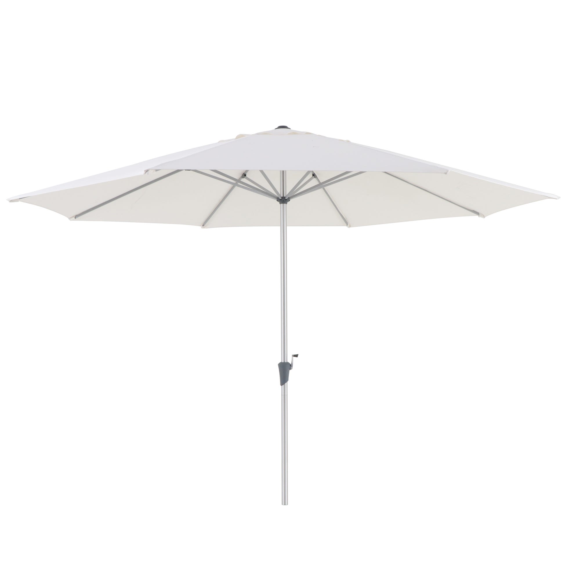 Parasol Droit NATERIAL Aura Blanc Octogonal L 394 X L 285 Cm Leroy parasol-droit-naterial-aura-blanc-octogonal-l-394-x-l-285-cm-leroy
