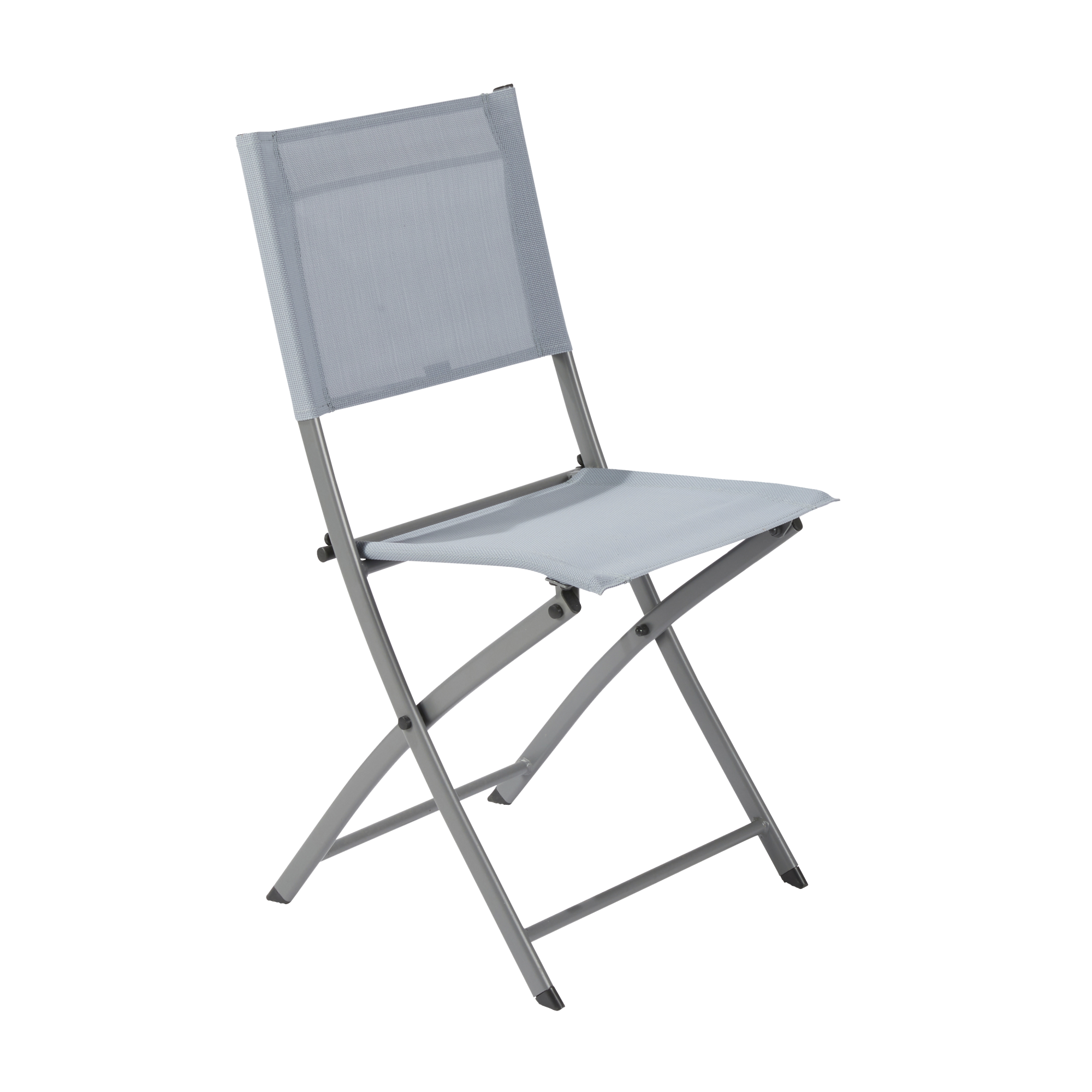 Chaise de jardin NATERIAL Emys en acier bleu | Leroy Merlin