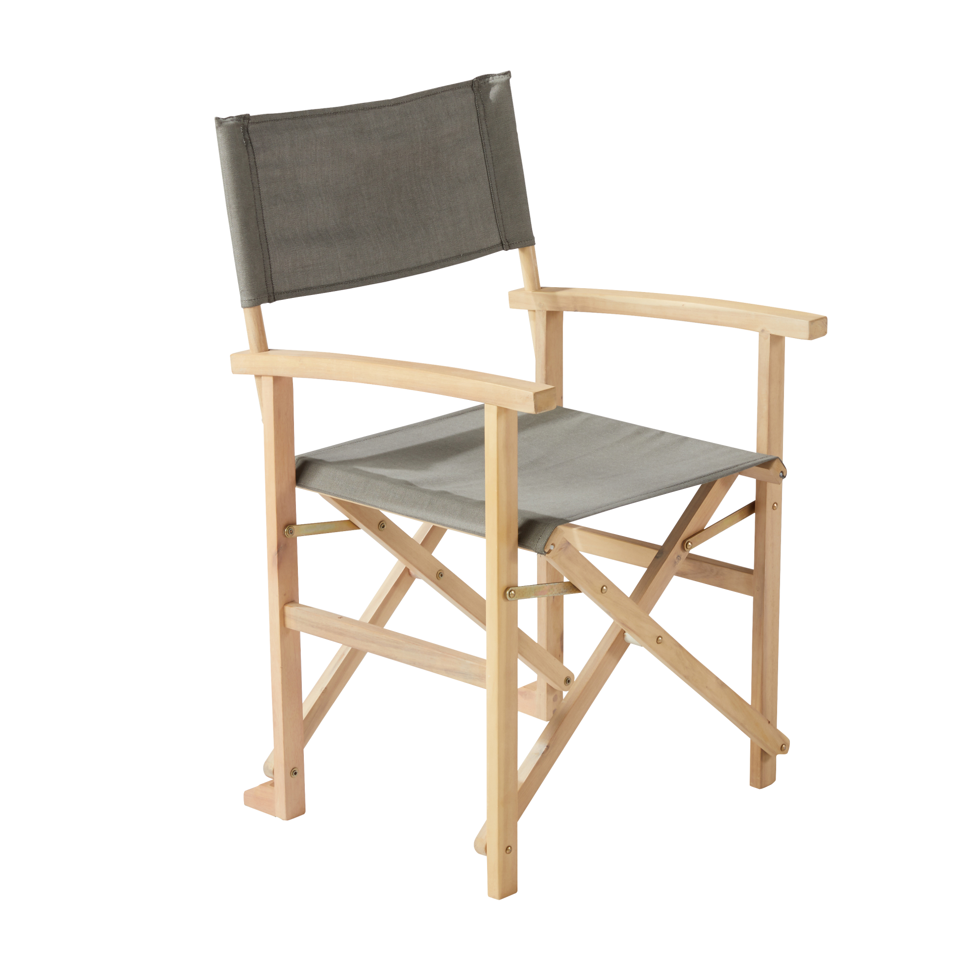 Chaise de jardin NATERIAL Directeur solis en acacia gris Leroy Merlin