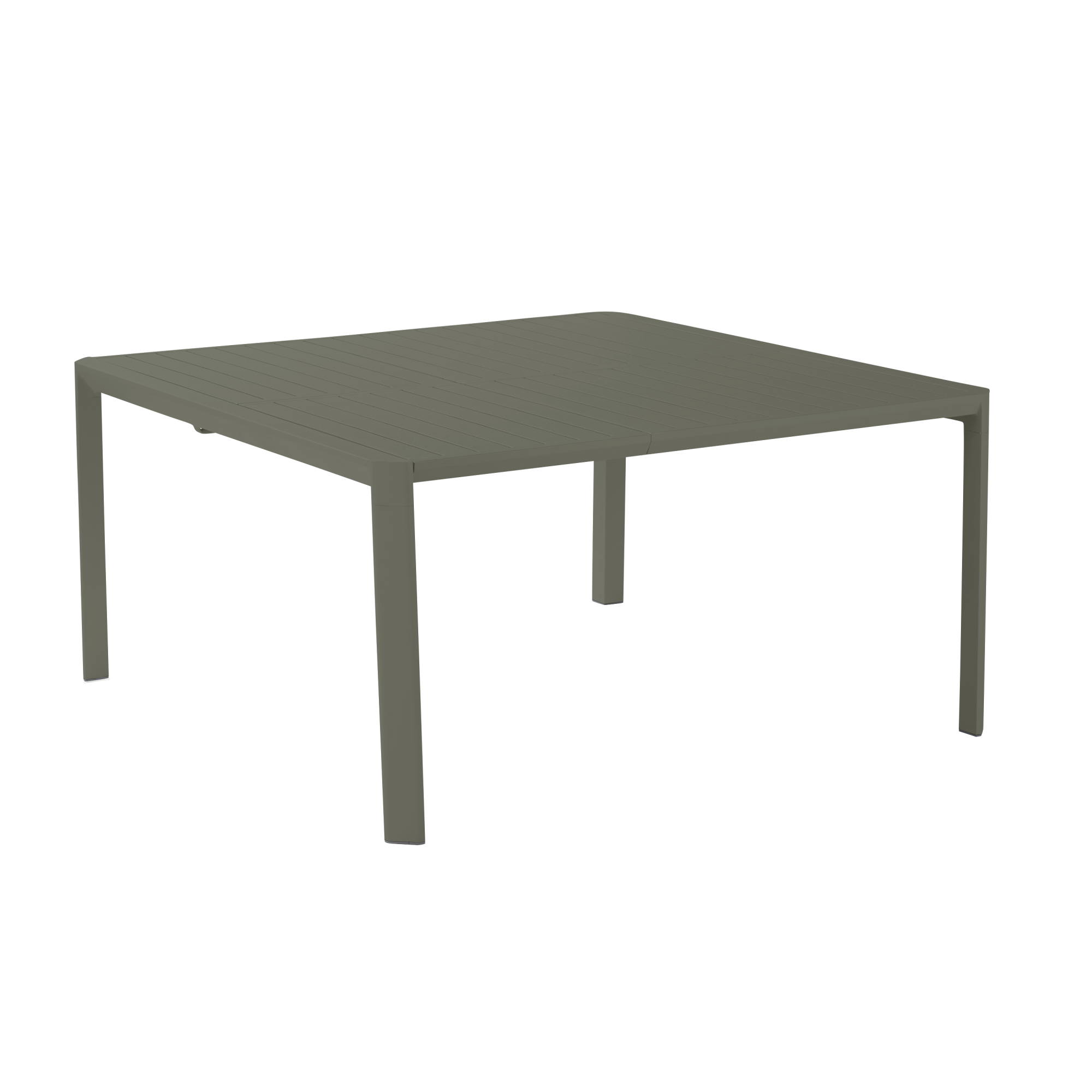 Table de jardin NATERIAL Idaho carré vert 8 personnes | Leroy Merlin