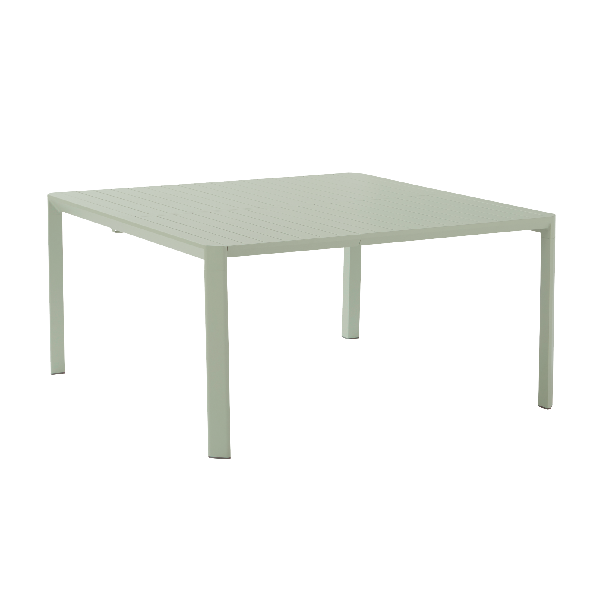 Table de jardin NATERIAL Idaho carré vert 8 personnes | Leroy Merlin