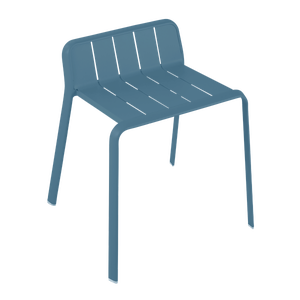 Tabouret de jardin NATERIAL Idaho en aluminium bleu