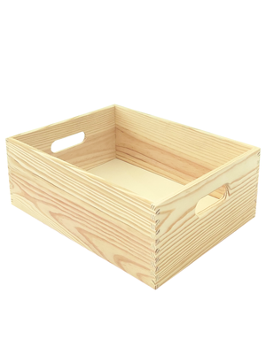 Perfeclan Boîte de rangement en bois, boîtes de rangement artisanales en  bois, boîte-cadeau à collectionner, caisse inachevée, boîte en bois pour