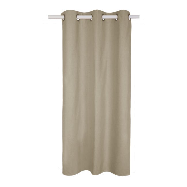 Rideau Occultant Aspect Lin Aleyna Beige L 140 X H 280 Cm Leroy Merlin Rideau Occultant Aspect Lin Aleyna Beige L 140 X H 280 Cm Leroy Merlin