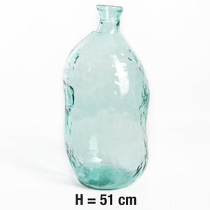 Dame Jeanne en verre recyclé Drop, haut. 56 cm