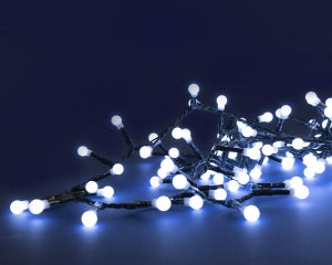 Rideau lumineux micro LED à lumière fixe blanc chaud sur secteur - 1,50 m :  BLACHÈRE ILLUMINATION - botanic®