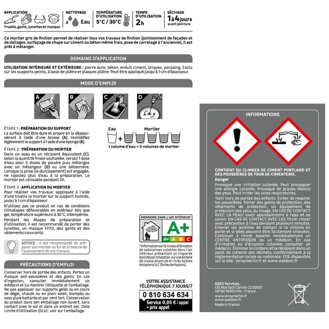 Mortier pour sales chape leroy merlin