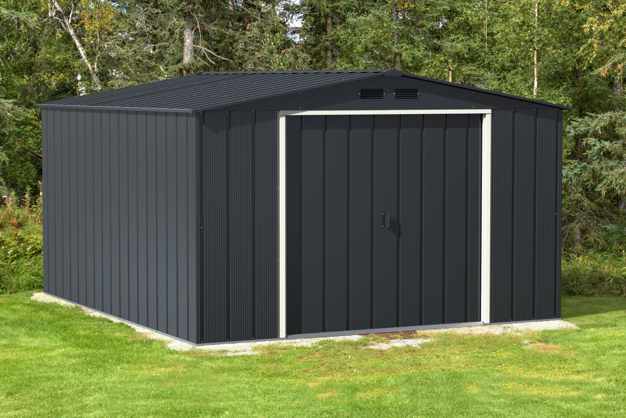 Abri métal DURAMAX, épaisseur 0.33mm, 11.68 m² | Leroy Merlin