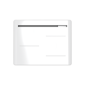 Pieds de radiateur à inertie sèche céramique – Blanc – Kera