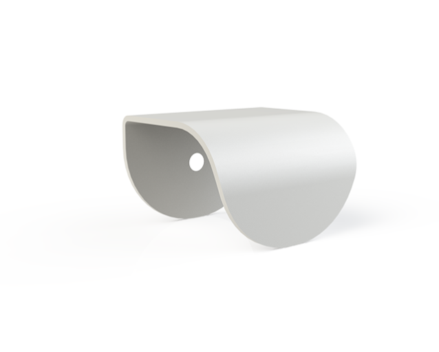 Poignée de meuble, acier blanc mat lisse | Leroy Merlin