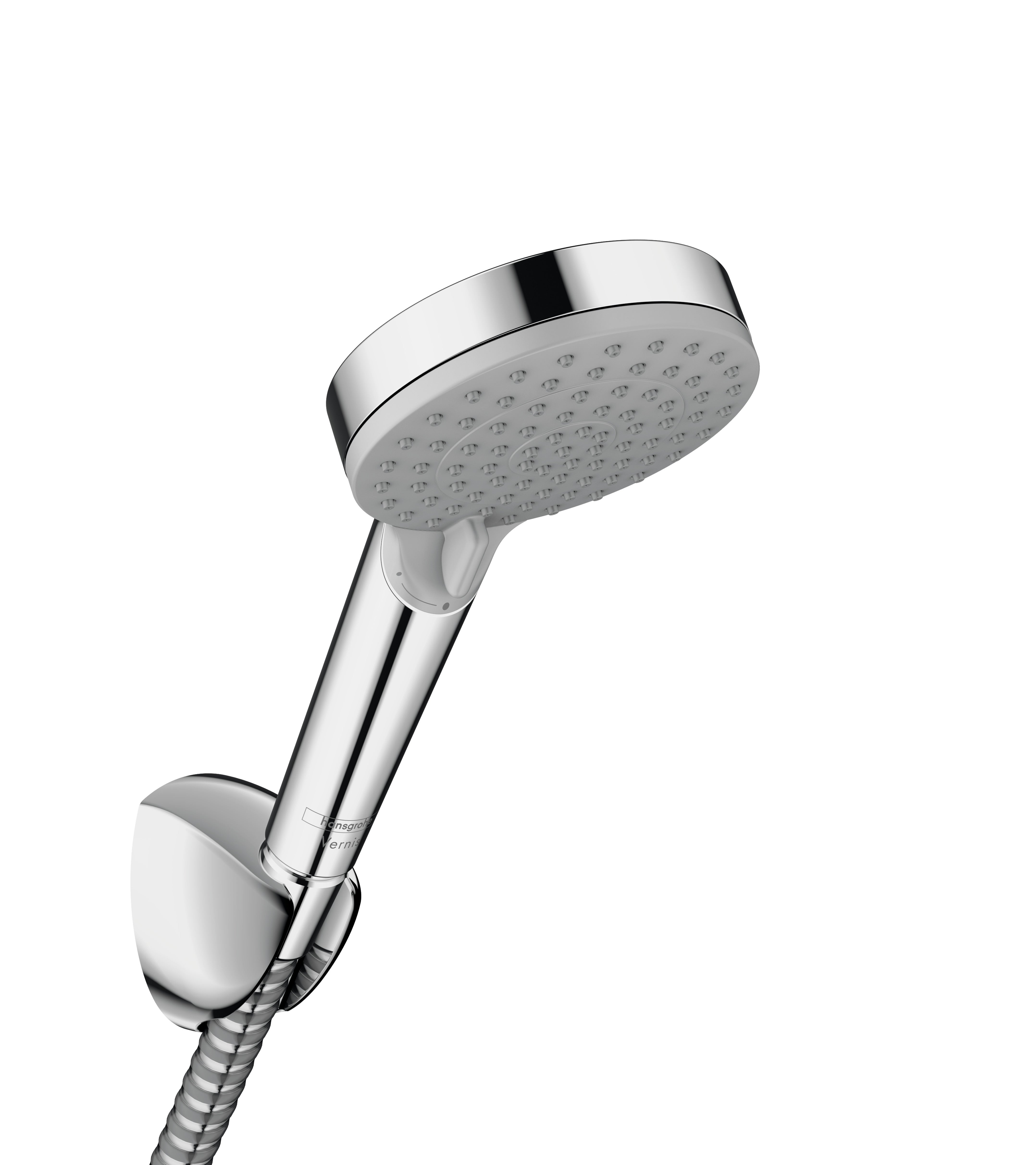 Pommeau De Douche 2 Jets Flexible Et Support Hansgrohe Vernis Blend