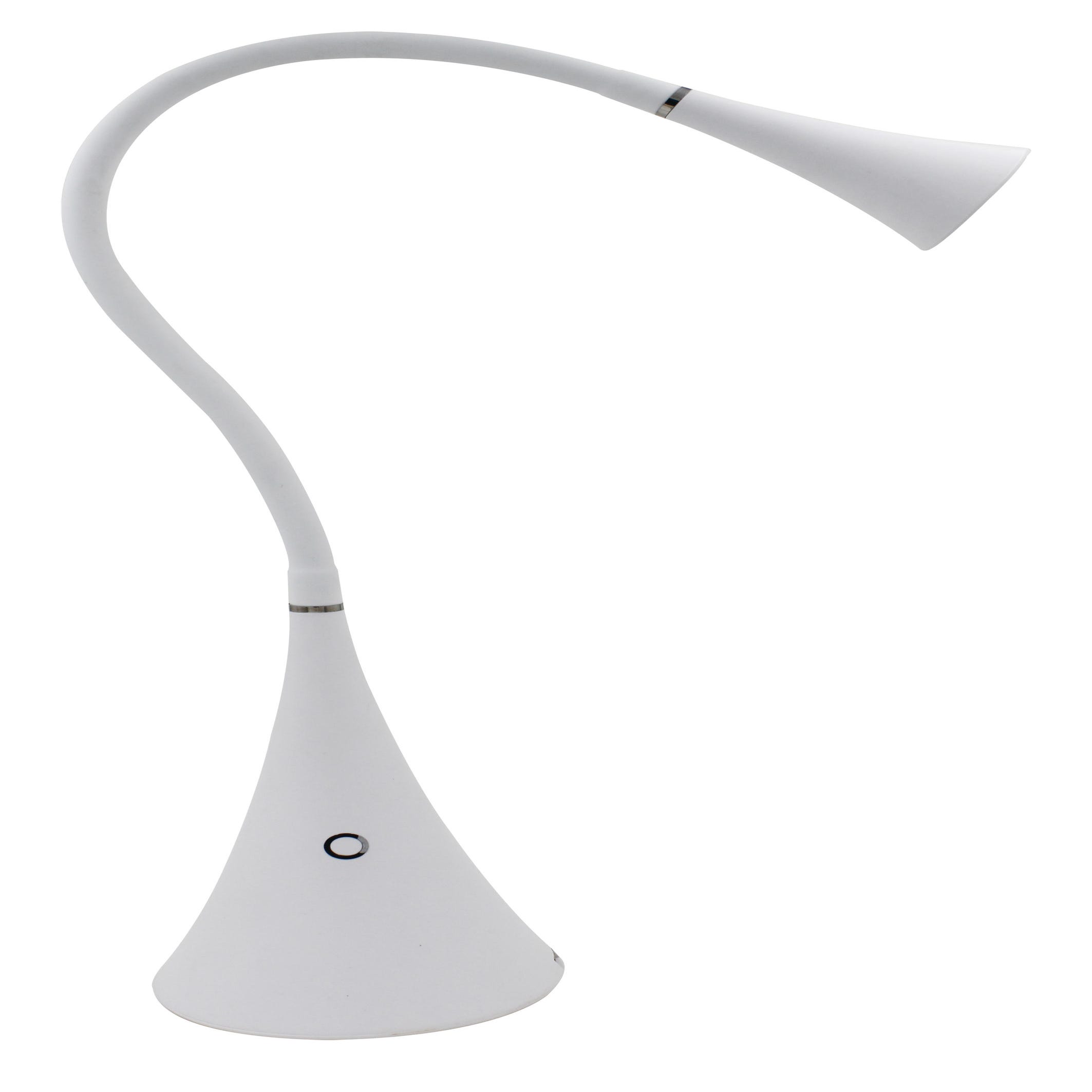 WOODY1 Lampe de bureau LED avec interrupteur sur socle 3 niveaux d'intensité  lumineuse, port USB 5V, coloris blanc/hêtre