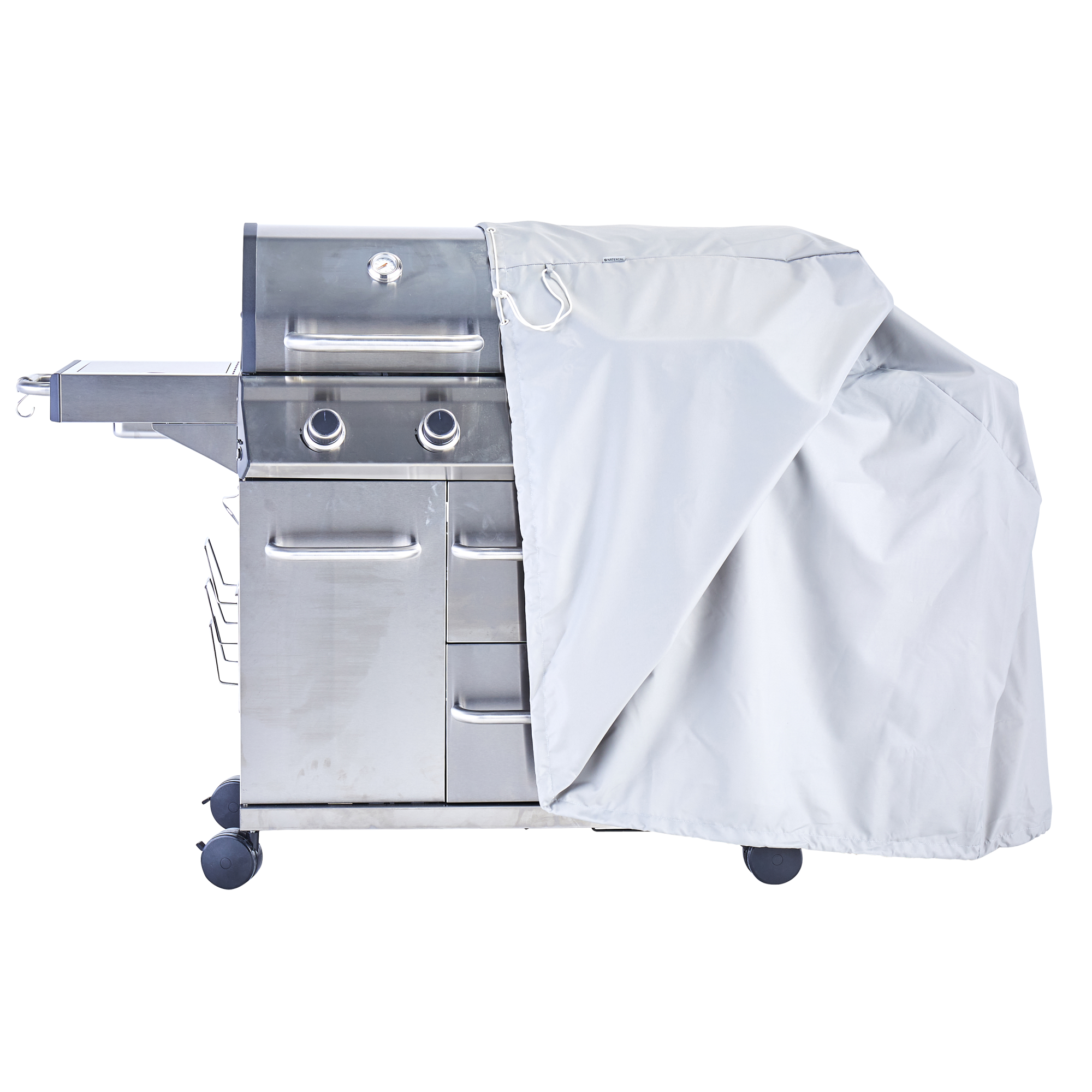 NATERIAL - Housse de protection pour barbecue et plancha à gaz - L.83 x  l.50 x H.95 cm