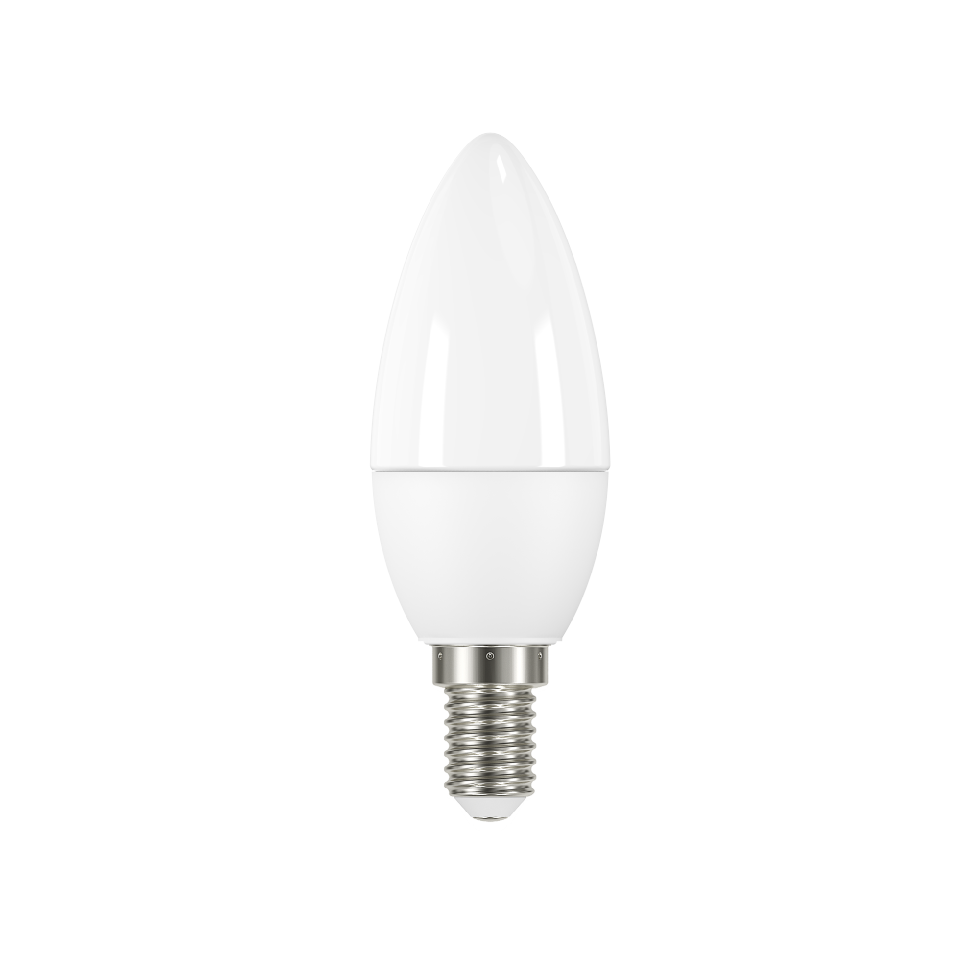 Ampoule led plastique, flamme, E14, 470Lm = 40W, blanc neutre, LEXMAN