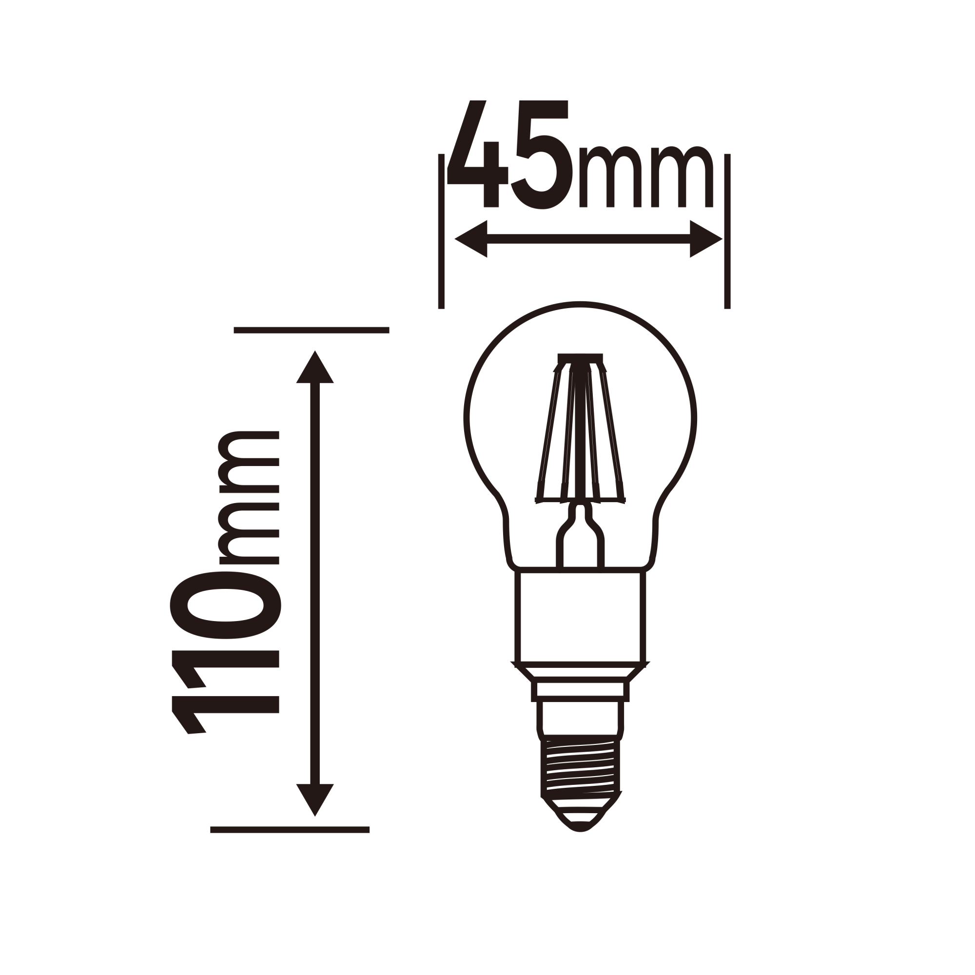 Ampoule led Universelle, sphérique, E14, blancs & intensité variables, LEXMAN Leroy Merlin
