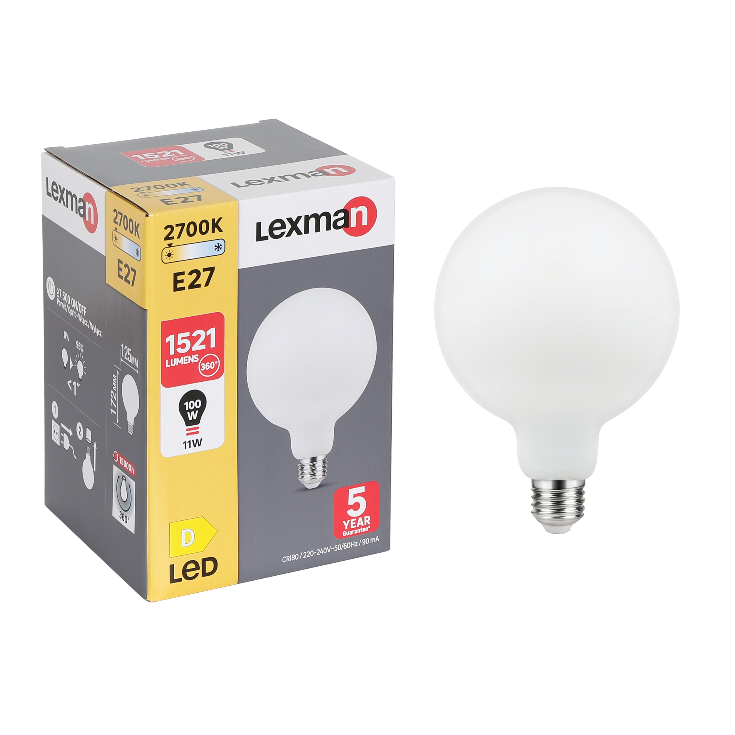 lexman led e27 11w