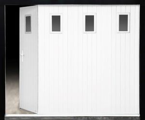 Hublot porte de garage sectionnelle rectangulaire, vitrage synthétique -  Garatec