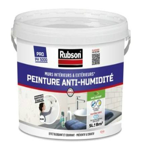 Peinture anti-humidité RUBSON 5L