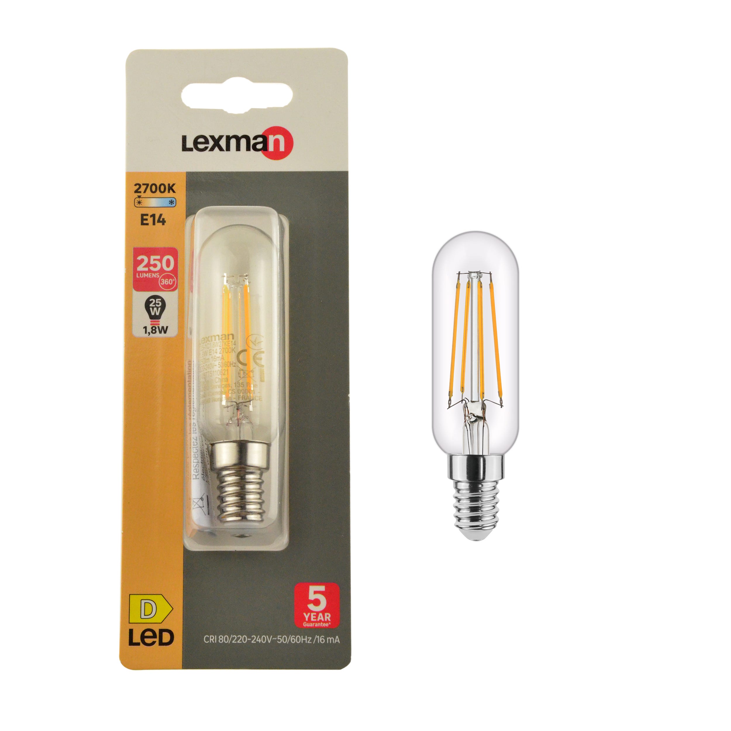 Ampoule de la Hotte de Cuisine, LED, E14, 2 W
