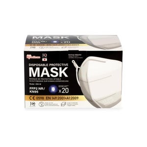 Virshields® Masque FFP2 - PFE 94%, EN 149:2001+A1:2009, 5 Couches, 30  Pièces, en Noir - Masques FFP2 Jetables, de Protection, Masque Facial