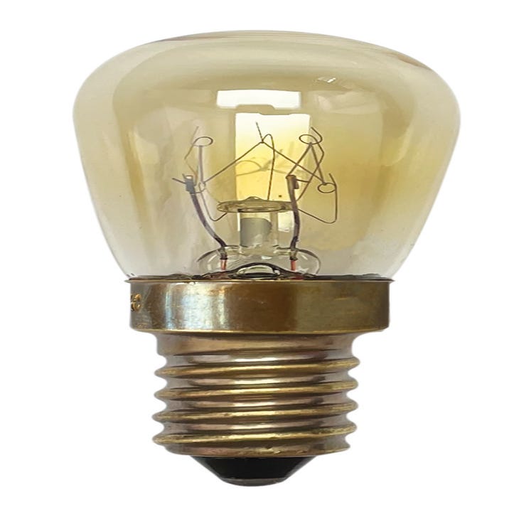 Ampoule à incandescence Lampe de four 300° E14 230V 389lm 40W 2500K  gradable 300° Clair