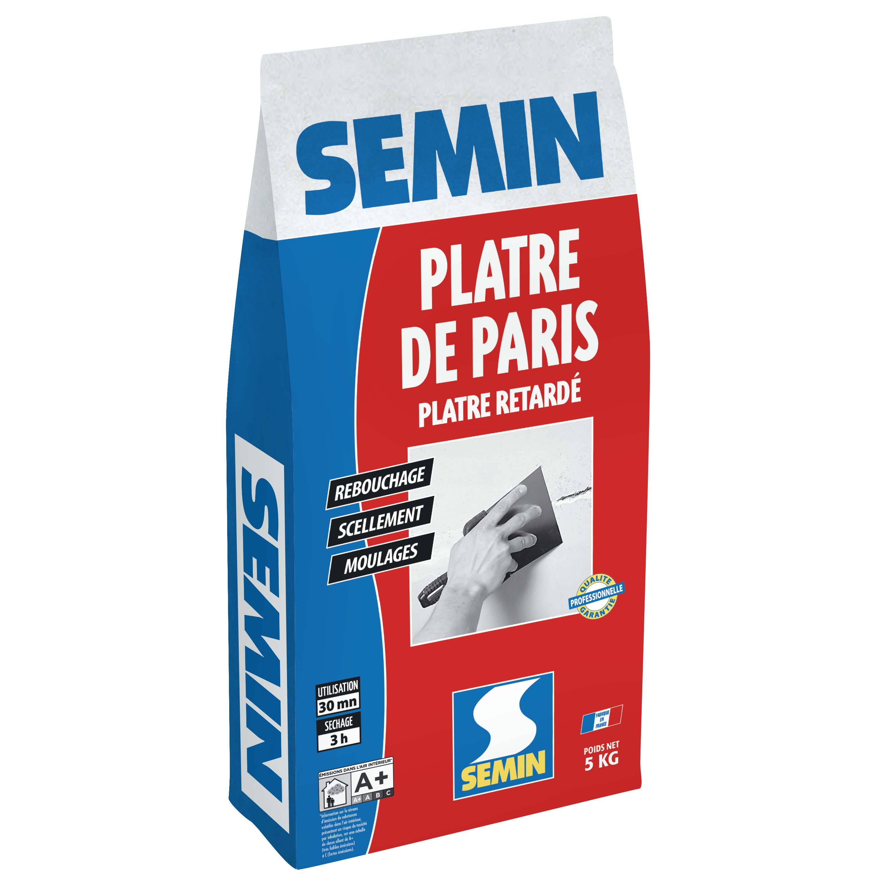 SEMIN Plâtre de Paris 5kg - SEMIN - - 72300175Générique
