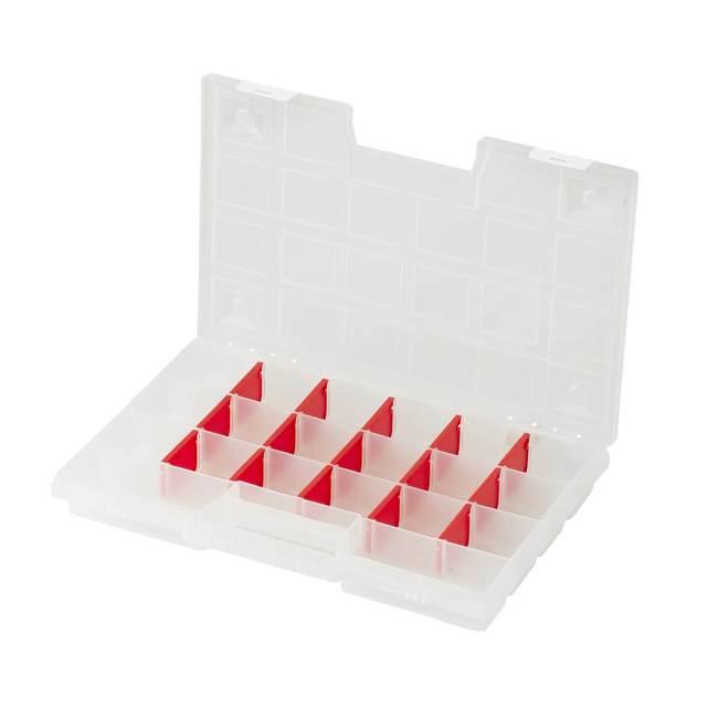 Organisateur pour outils plastique transparent 29,5x19,5 x16cm boîtes  rangement 72 compartiments tiroirs caisse vis incluses atelier - Cdiscount  Bricolage
