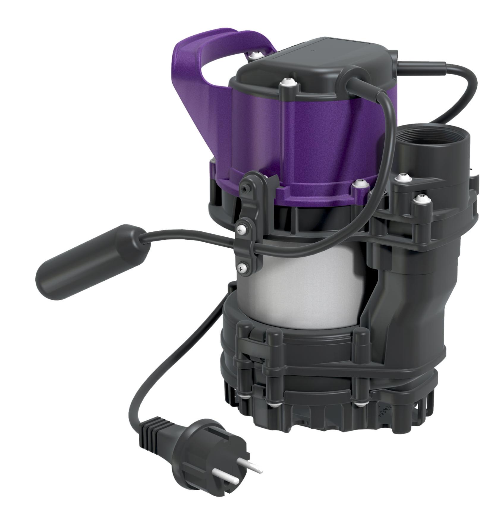 Pompe d'évacuation eau claire pour eaux grises SPIDO 2266 10000 l/h ...